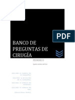 Banco de Preguntas de Cirugía