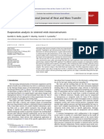 Evaporation Analysis in Sintered Wick Microstructures