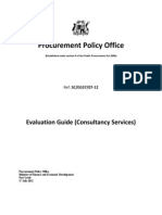 Evaluation Guide Consultancy