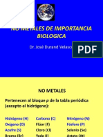 No Metales de Importancia