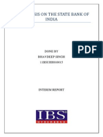 An Analysis On The State Bank of India