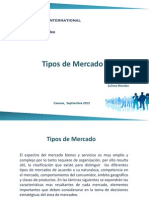 Tipos de Mercado Presentación