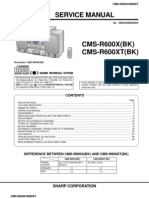 Manual Sharp CMS-R600X