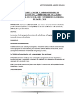 Implementacion de Plantas o Unidades de Isomerizacion en Las Refinerias de Gualberto Villarroel de Cochabamba y Guillermo Elder Bell de Santa Cruz