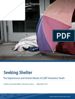 Seeking Shelter: The Experiences and Unmet Needs of LGBT Homeless Youth