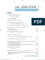 2008 STPM Maths T Q&A