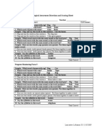 K-3 Phonological Progress Monitoring Student Sheet 456 2009-10