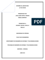 Informe de Laboratorio - Ley de Hooke