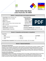 Sodium Hydroxide, 50% MSDS: Section 1: Chemical Product and Company Identification