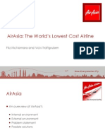 Airasia: The World S Lowest Cost Airline: Filiz Mcnamara and Vicki Troftgruben