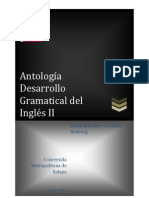 Antología Desarrollo Gramatical Del Inglés Ii Versión Definitiva