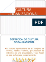 CULTURA Organizacional Diapositivas