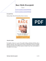 The Race Myth (Excerpted)