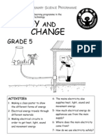 Energy and Change (Grade 5 English)