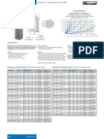 Suction Strainer Type SUS (Polyamide End Cap) : Flow Characteristics