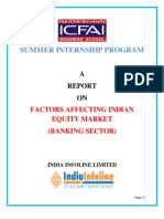 A Report On Banking Sector Analysis - Factors Affecting Indian Banking Sector