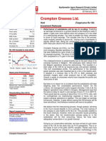 Crompton Greaves LTD.: Investment Rationale