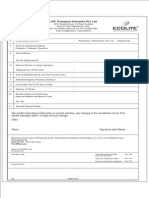 Stockist Application Form