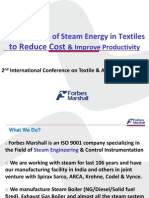 Efficient Uses of Steam Energy