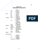 Conversion Constants: Appendix 3