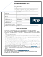 Care Pack Registration Form