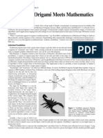 In The Fold Origami Meets Mathematics