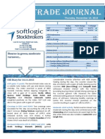 Daily Trade Journal - 14.11.2013