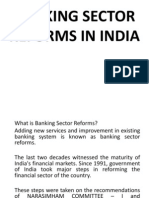 Banking Sector Reforms