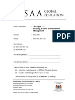 Saa Group Cat TT7 Mock 2011 PDF