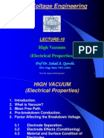 Lecture#14 HIGH VACUUM Advance H V Engg.