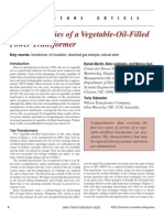 FR3 Further Studies of A Vegetable-Oil-Filled