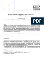 Review of Solid Adsorption Refrigerator I An Overview of The Refrigeration Cycle