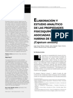 Elaboracion y Estudio Analítico de Las Propiedades Fisicoquimicas Asociadas Al Pimiento