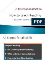 3 Stages in Teaching Reading