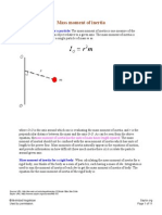 Mass Moment of Inertia For A Particle