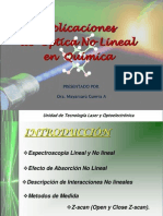 Aplicaciones de Optica No Lineal en Química