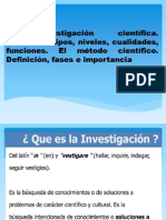 La Investigacion Cientifica