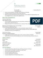 Non Arts Job Resume 2