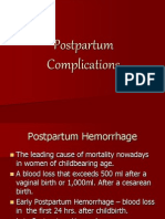 Postpartum Complications