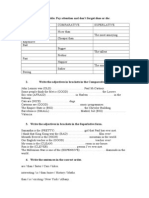 Ejercicios Adjetivos Comparativos y Superlativos Andrea