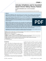 Prevalence of Ventricular Arrhythmia and Its Associated Factors in Nondialyzed Chronic Kidney Disease Patients