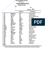 December 2013 NLE Room Assignments - Manila