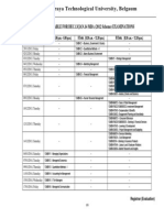 Visvesvaraya Technological University, Belgaum: Time Table For Dec.13/Jan.14 Mba (2012 Scheme) Examinations