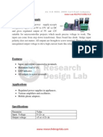 Regulated Power Supply