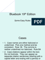 Bluebook 19th Edition