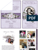 Funeral Program Design