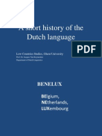 A Short History of The Dutch Language 2013