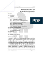 Unit 6 Regional Integration and Multinational Corporations: Structure