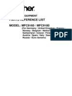 Parts Reference List MODEL: MFC9160 / MFC9180: Facsimile Equipment