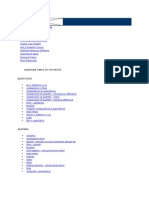 Grammar Table of Contents in English